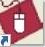 Online research library logo of a computer mouse. 