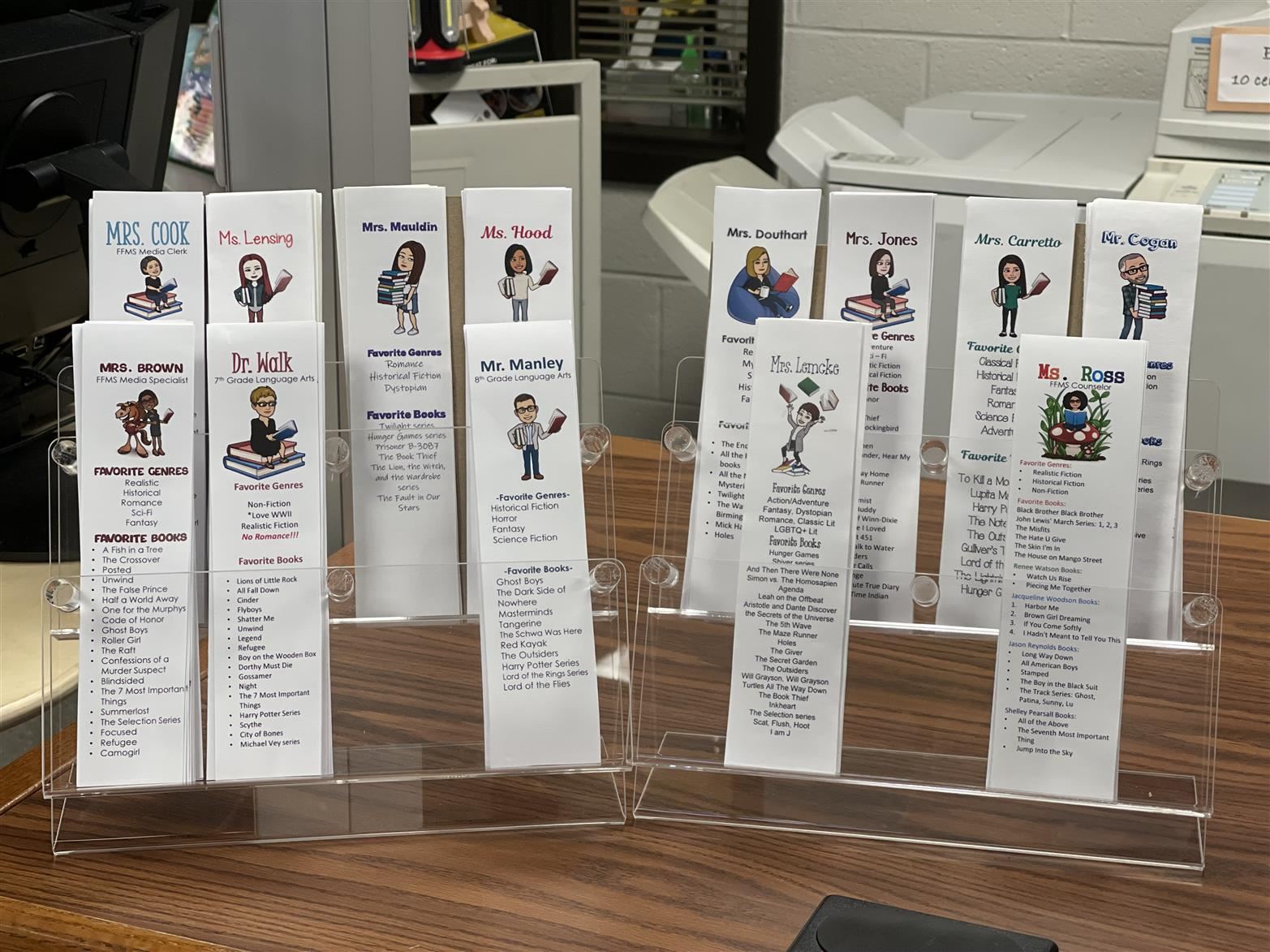 Language Arts Teacher bookmarks