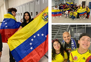  Seckinger High School students during Hispanic Heritage Month