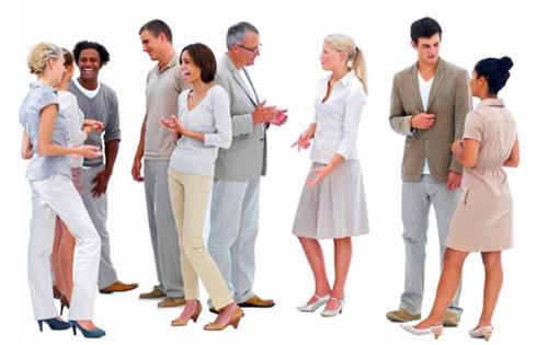 Group of Professionals Talking 