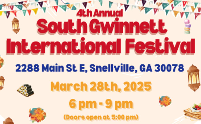  4th Annual International Festival | Fri., 3/28, 6 - 9 PM, doors open @ 5 PM