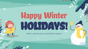 Image says Happy Winter Holidays!
