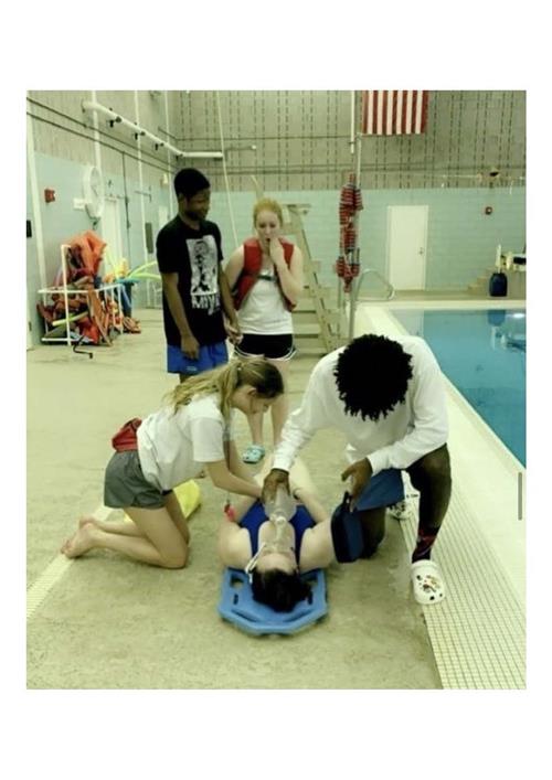 Lifeguard at Collins Hill Recreational Center (Class of 2021)