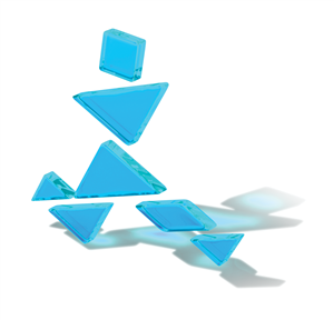 Tangram figure 3rd grade graphic