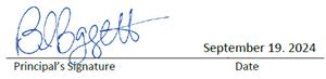 Dr. Baggett's Signature