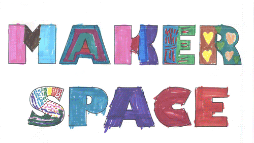 animation of the word maker space 
