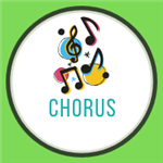 chorus with music notes 