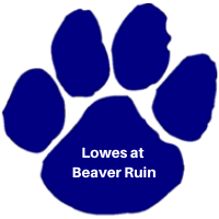 Paw with Lowes on it 