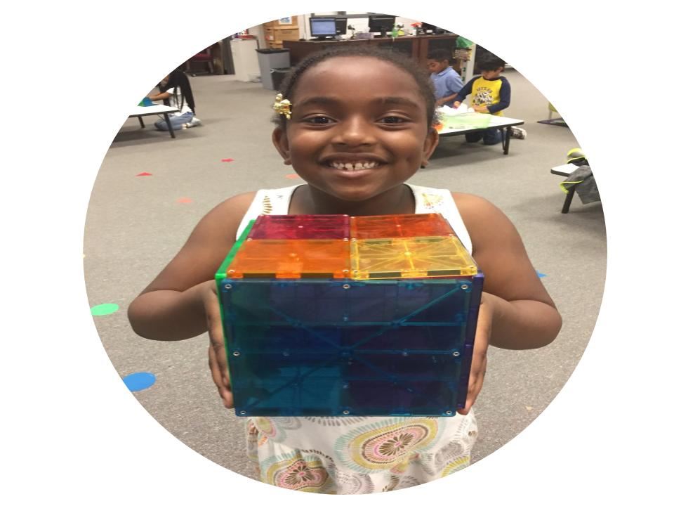 Student shows construction