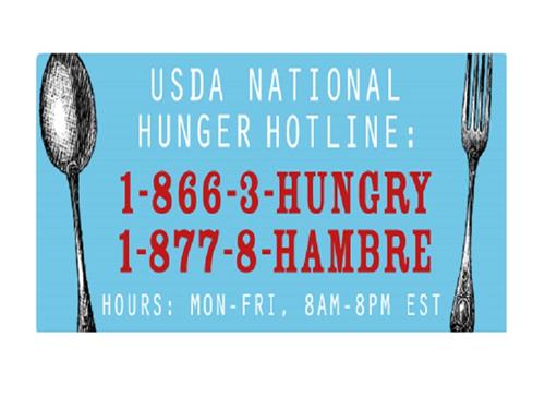 National Hungry Hotline 