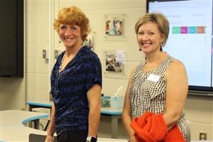 Ms. Sokol and Dr. Johnson 