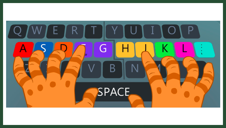 Dance Mat Typing