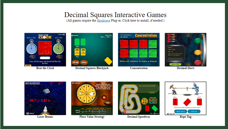 Decimal Squares