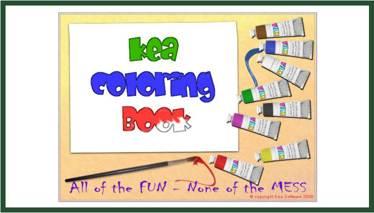 Kea Coloring Book