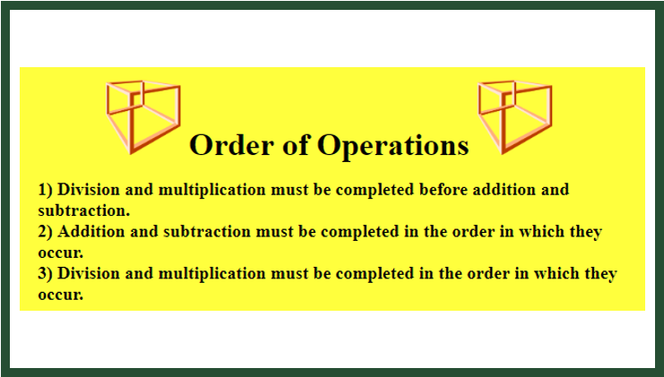 Order of Operations