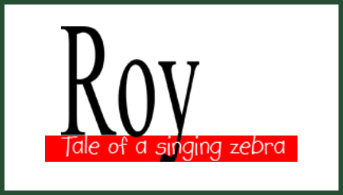 Roy the Zebra Reading Games