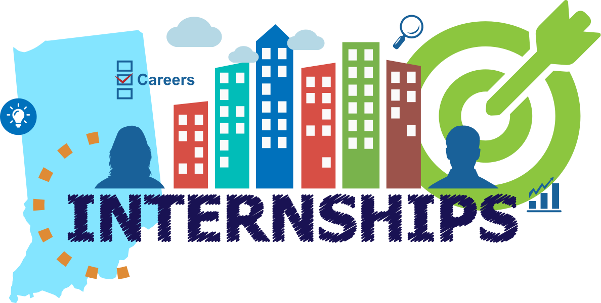 Internship word graphic
