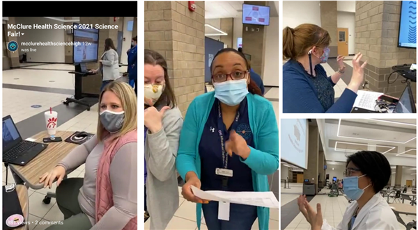 A photo from our 2020-2021 virtual science fair!